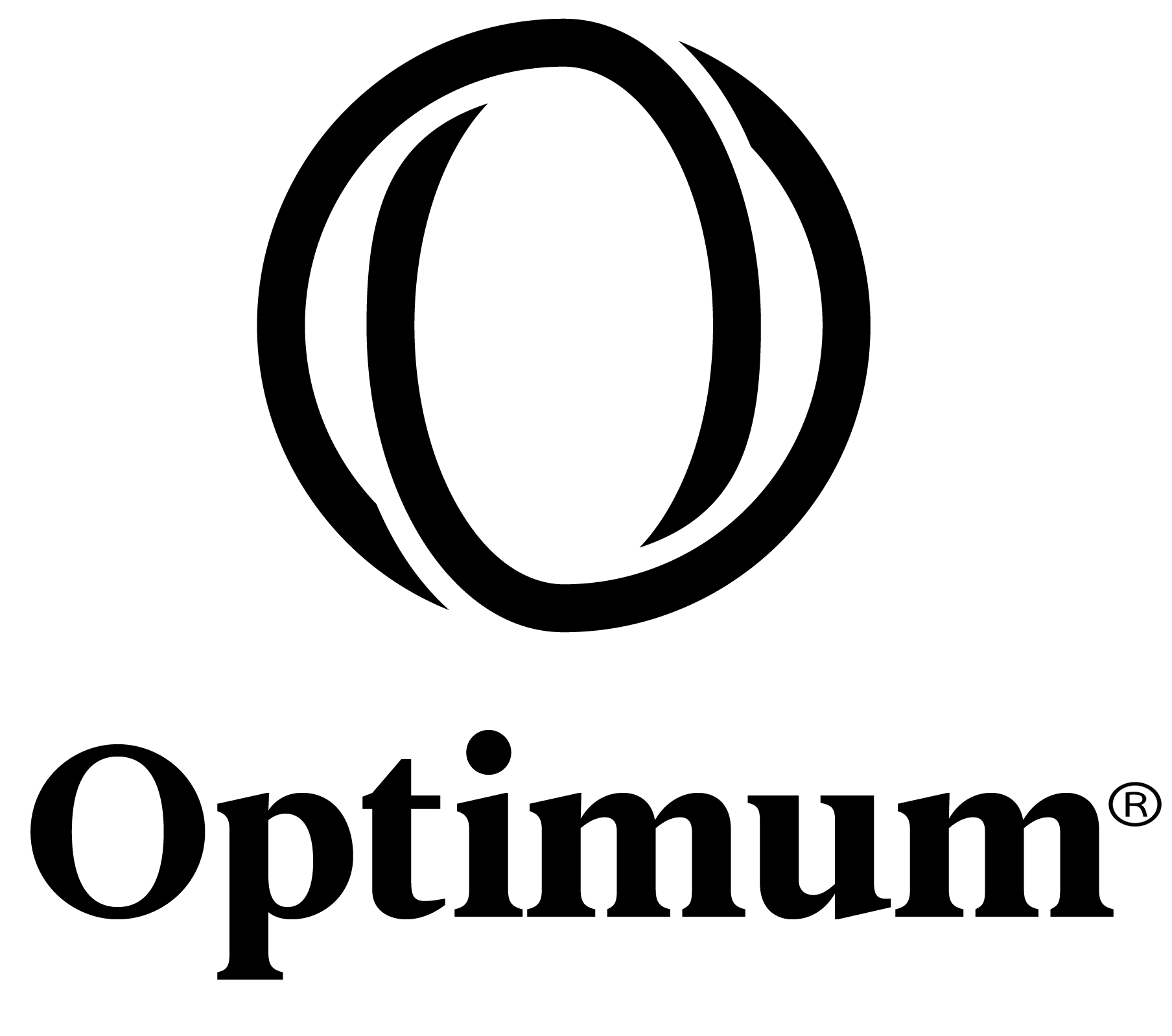 Black Optimum Human logo.